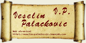 Veselin Palačković vizit kartica